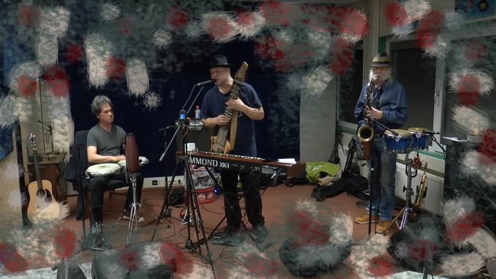 Galaxy Gypsy voor radioprogramma HoOreNdol in studio Wereldstad